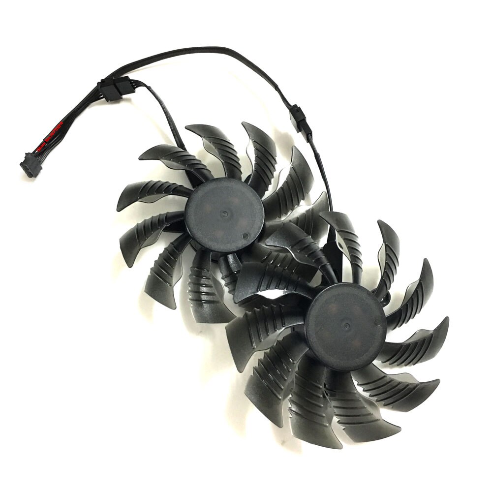 2pcs/set R9 380 GPU Cooler Graphics Card Fans For REDEON GIGABYTE GV-R938G1 GV-R938WF2-4GD GV-R938XG1 GAMING-4GD Card Cooling