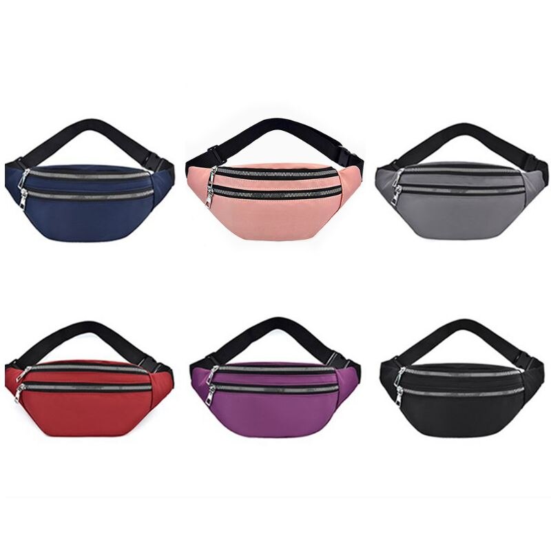 Universal Sports Travel Waist Bag Wear-resistant Nylon Waist Pack Phone Pouch