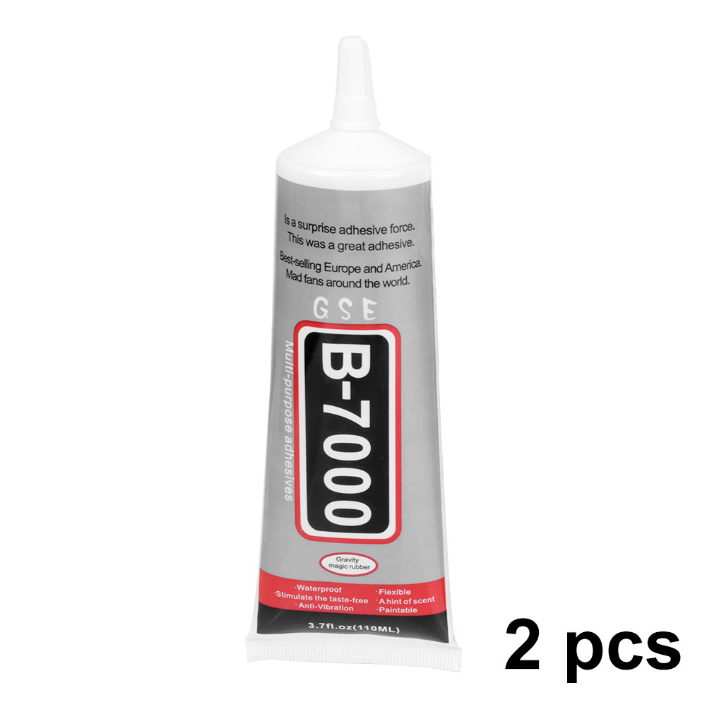 B7000 – colle universelle pour réparation de téléphone, adhésif de précision pour bricolage, 15ML, 25ML, 50ML, 110ML, 2 ou 5 pièces: 2Pcs 110ml
