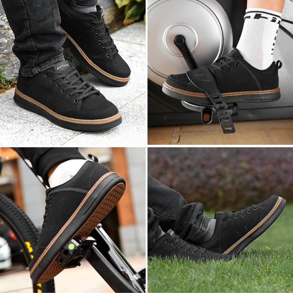 Mens Cycling Shoes With Flat Pedal And Unlocked Bike Commuter Bicycle Shoes Compatible Atlas Flat Pedal In All Season