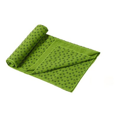 Glidefrit superabsorberende yogahåndklæde skridsikker mikrofiber: Grøn