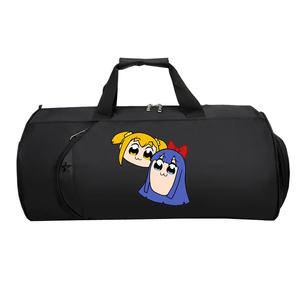 Pop Team Epic Reizen Bagage Tas Tieners Multifunctionele Grote Capaciteit Tas Mannen Vrouwen Hand Duffel Reizen Bagage Pakket: 10