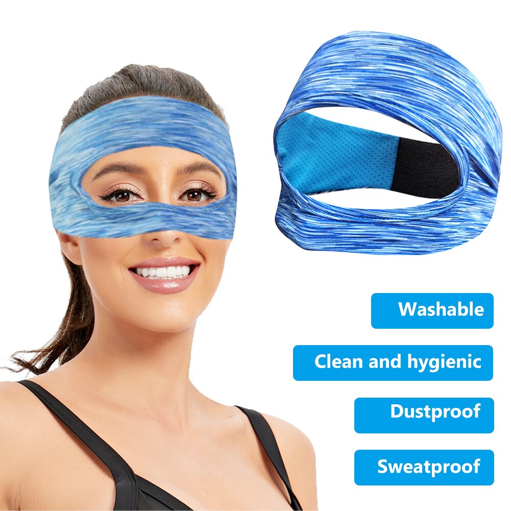 For Oculus Quest 2 Eye Mask Anti-sweat Cover VR Glasses Breathable Sweat Band Adjustable Virtual Reality Headset Accessories