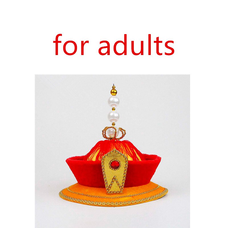 Dinastia Qing imperatrice cappello corona cappello imperatore reale cinese Vintage ▾ storico TV film costumi accessori: adults