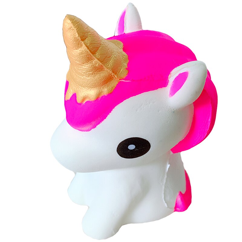 Neue Kawaii Squishy Einhorn quetschen Spielzeug Simulation Karikatur Langsam steigend Brot Kuchen Duft betonen Linderung Spaß für Kind Weihnachten spielzeug