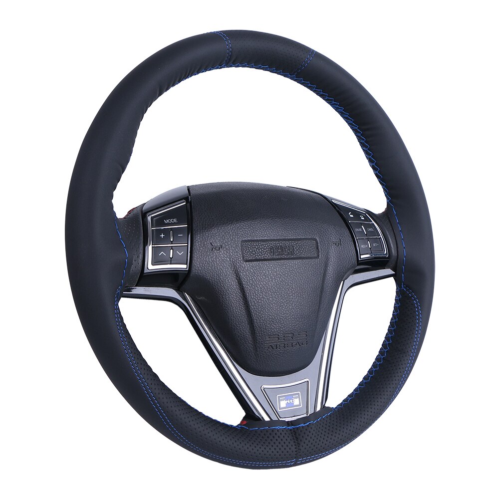 Diy Auto Stuurhoes Universele 38Cm Vlechten Cover Voor Stuurwiel Ademend En Anti-Slip Auto Steering wiel Case