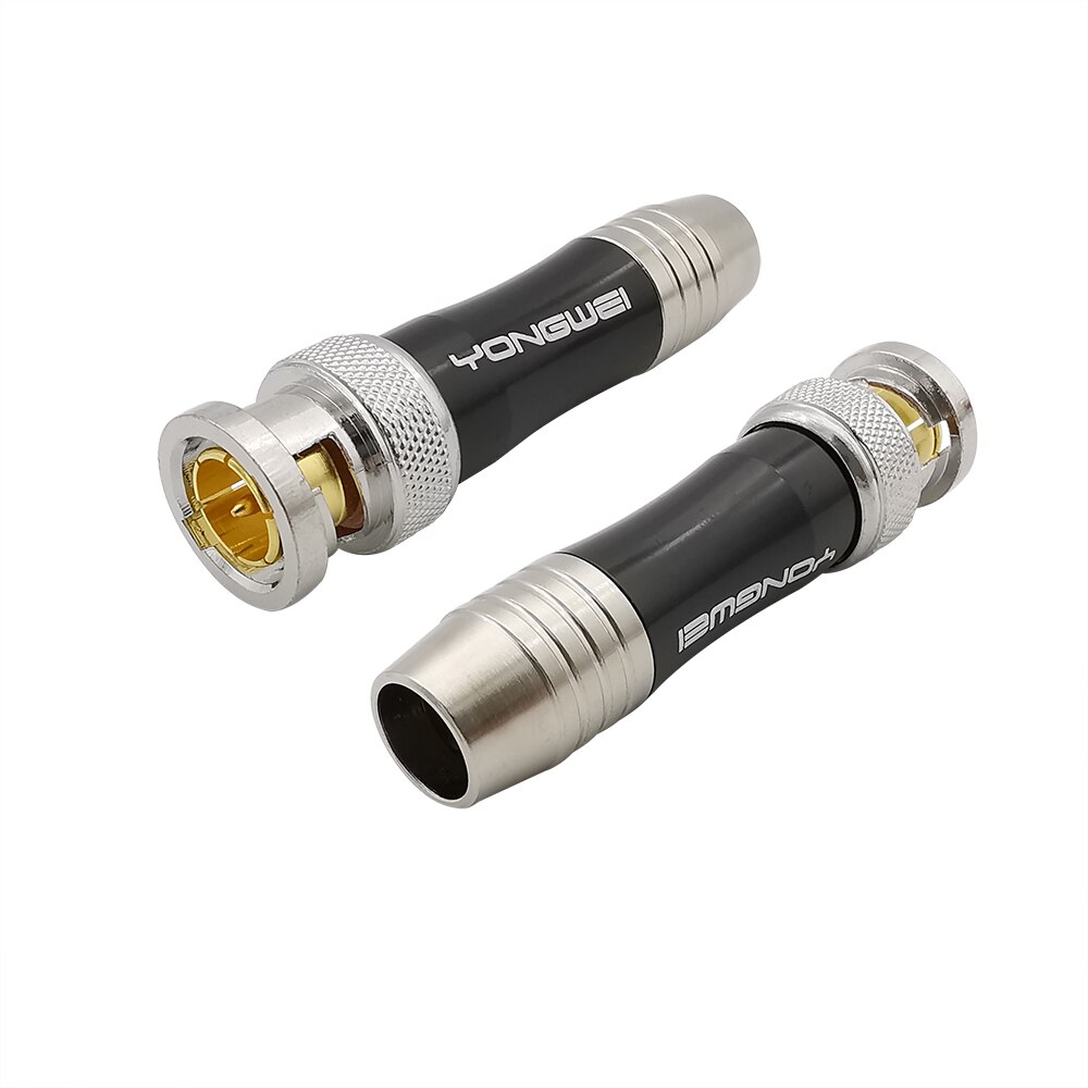 BNC Stecker BNC Video Kabel HD SDI Stecker 75-5BNC Lözehn Kopf Überwachung Video Kabel Koaxial Kupfer Ader Gold-überzogene