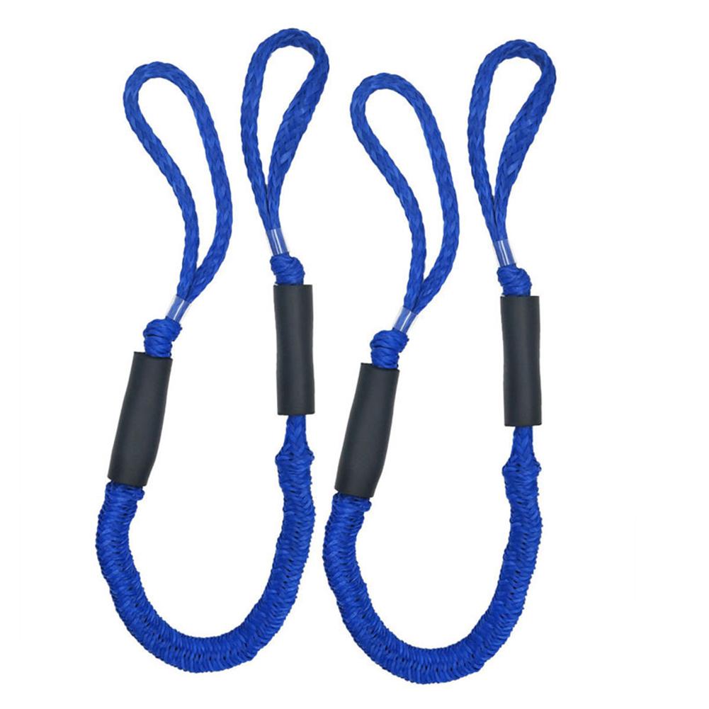 Bungee Dock Lines Mooring Rope Bungee Cords For Boat Jet Ski Kayak Pontoon PWC Boat Accessories: Blue