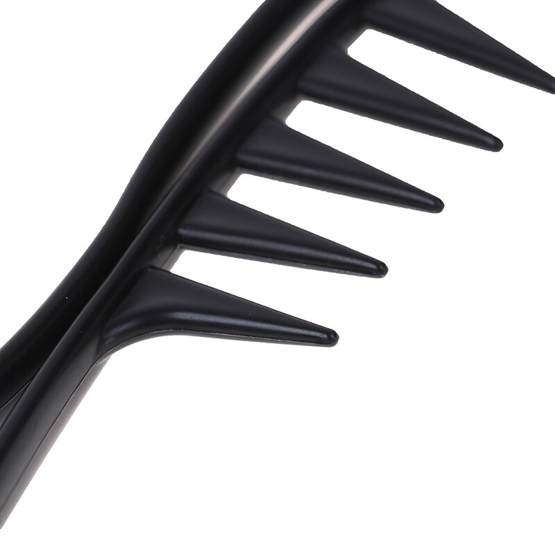 Handle Grip Large Tooth Curly Hair Comb Hair Styling Comb Men Hairdressing Wide Teeth Comb
