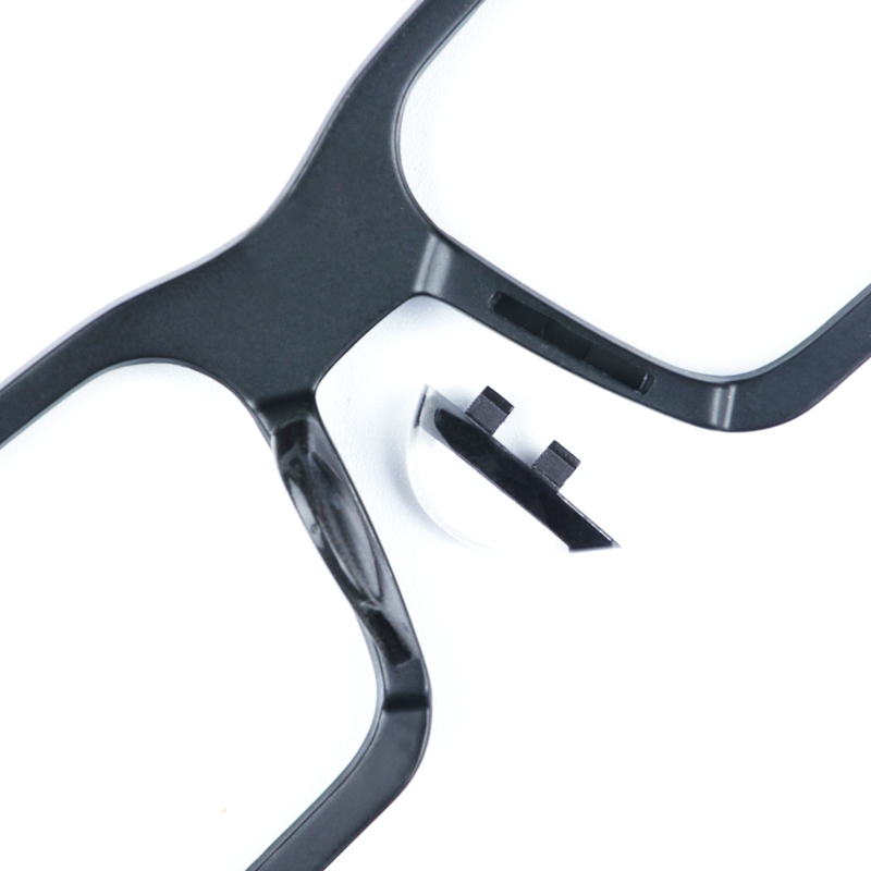 Push-in Glasses Nose Pads Soft Silicone Eyeglasses Nose Piece Anti-Slip Snap-in Nose Bridge Pads for Eye Glasses Sunglasses