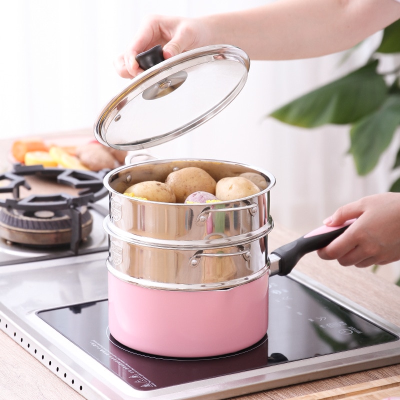 Multi-Specificatie Verdikking Voedsel Stomen Multi-layer Steamer Keuken Accessoires 304 Roestvrij Staal Stoomboot Keuken Gereedschap