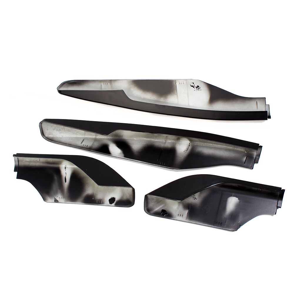 For Mitsubishi Pajero V80 Side Bars Cross Rails Roof Rack Luggage Carrier Cover Replacement 4pcs