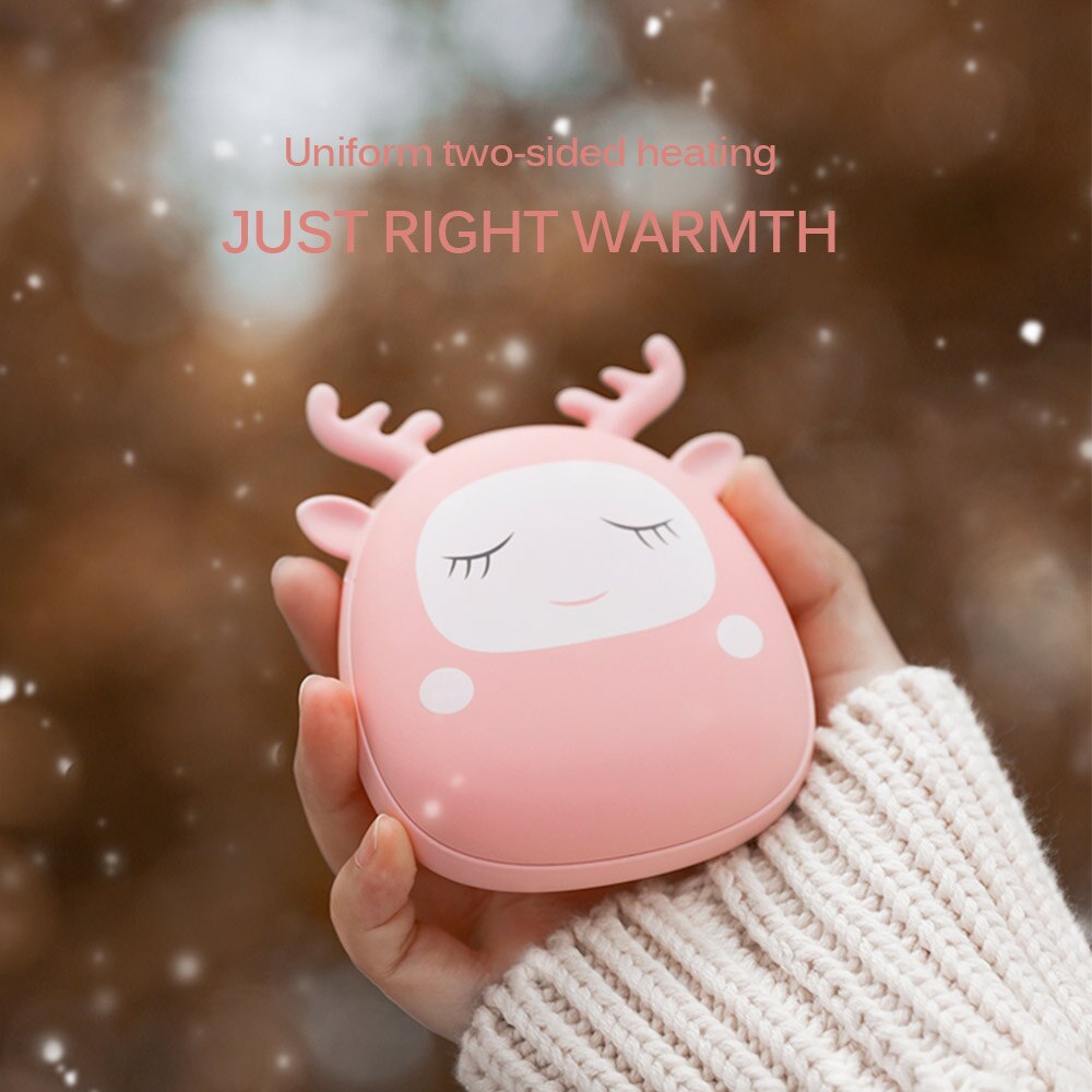 Mini Heater Draagbare Handwarmer Oplaadbare Handige Heater Pocket 4000 Mah Powerbank Usb Nachtlampje Home Reizen Verwarming