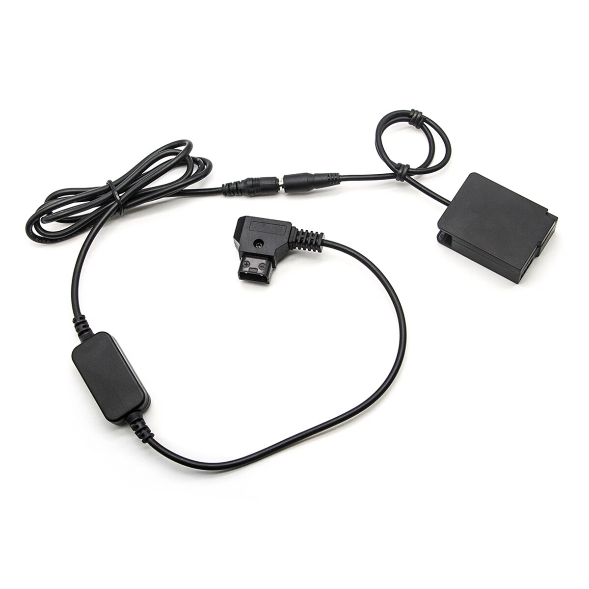 Dummy batterijkoppelingsadapter vervangt dmw-dcc 8 +  d-tap stroomkabel voor panasonic dmc  fz2500 fz300 g7 g6 g85 gx8 dmw -ac8 dcc 8