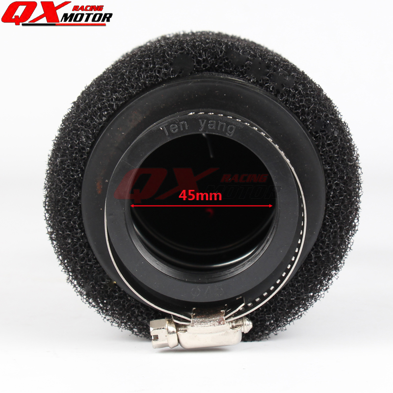 45mm air filter KAYO Apollo Bosuer xmotos 140/150/160cc dirt pit bikes use zongshen YX150 /160cc engine parts