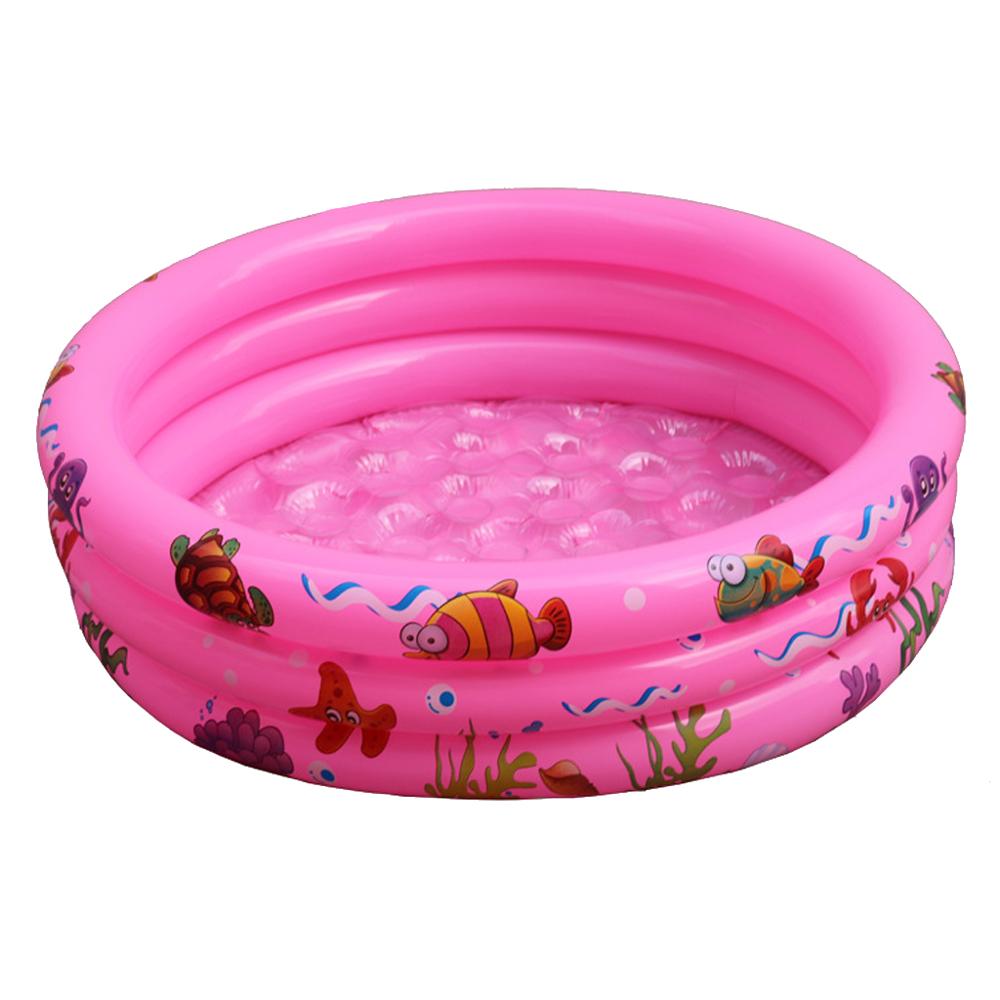 Foldebar barn oppusteligt svømmebassin kar soppebassin børn svømmering udendørs familie husholdnings badekar sommer vandfest: Type 3-3-90 x 25cm
