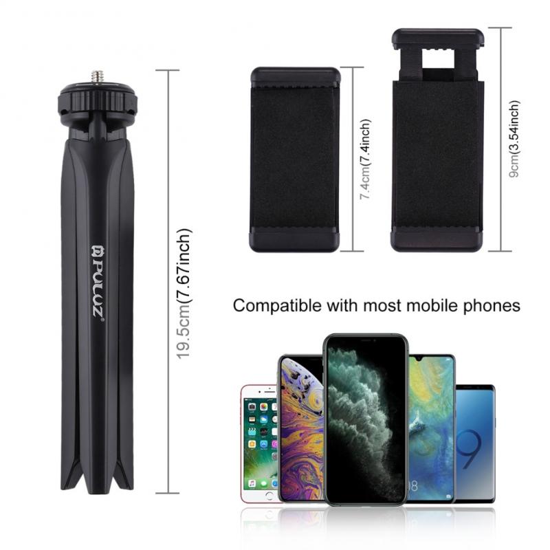 Flexible Mini Plastic Tripod For Phone Xiaomi Samsung Huawei Cell Phone Tripod Stand For Mobile Smartphone With Clip