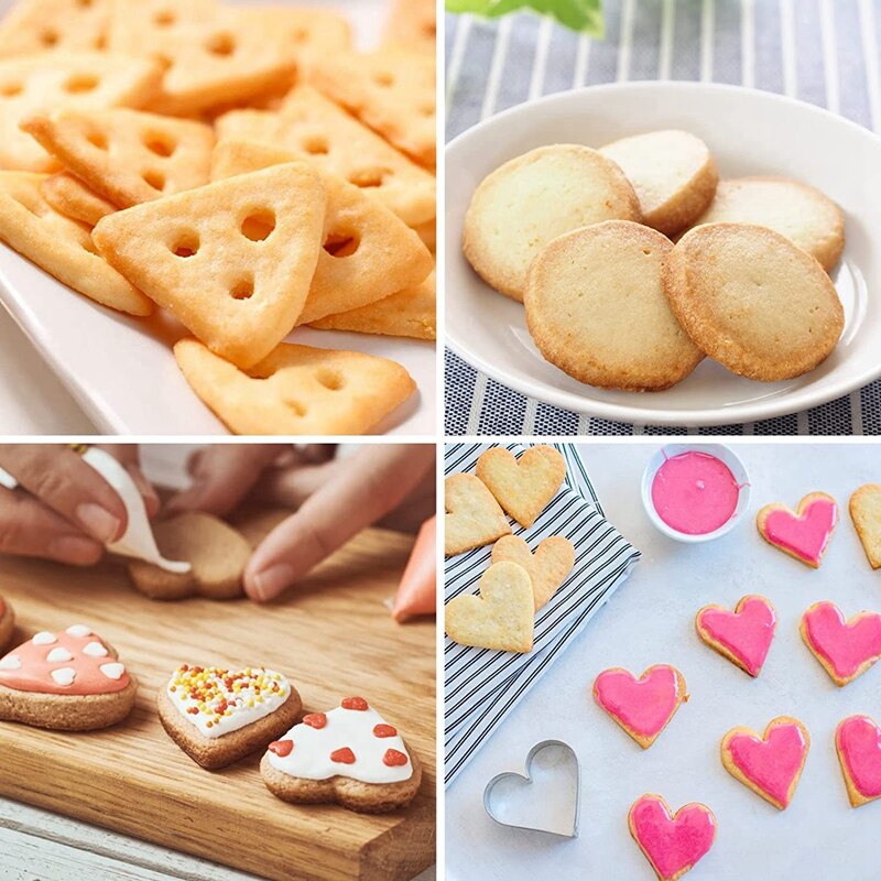 24 Pcs Polymeer Klei Oorbel Cutters, 10 Vormen Klei Snijders Met Oorbel Kaarten En Haken Voor Polymeer Klei Sieraden Maken