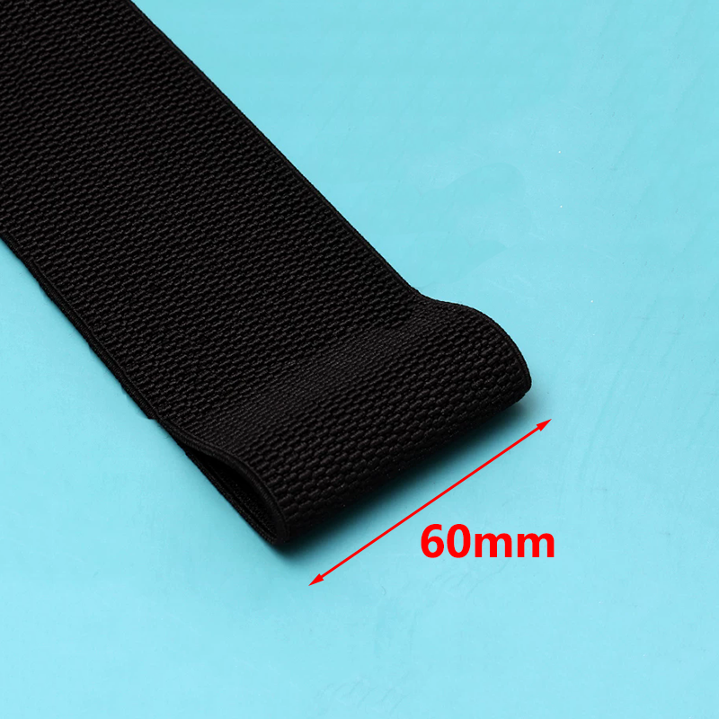 2/5M 25-100mm Schwarze Weiße Elastische Bänder Kleidung Bauch Näh-Gummiband Bekleidung Korsett Gürtel Dehnbares Band DIY-Material