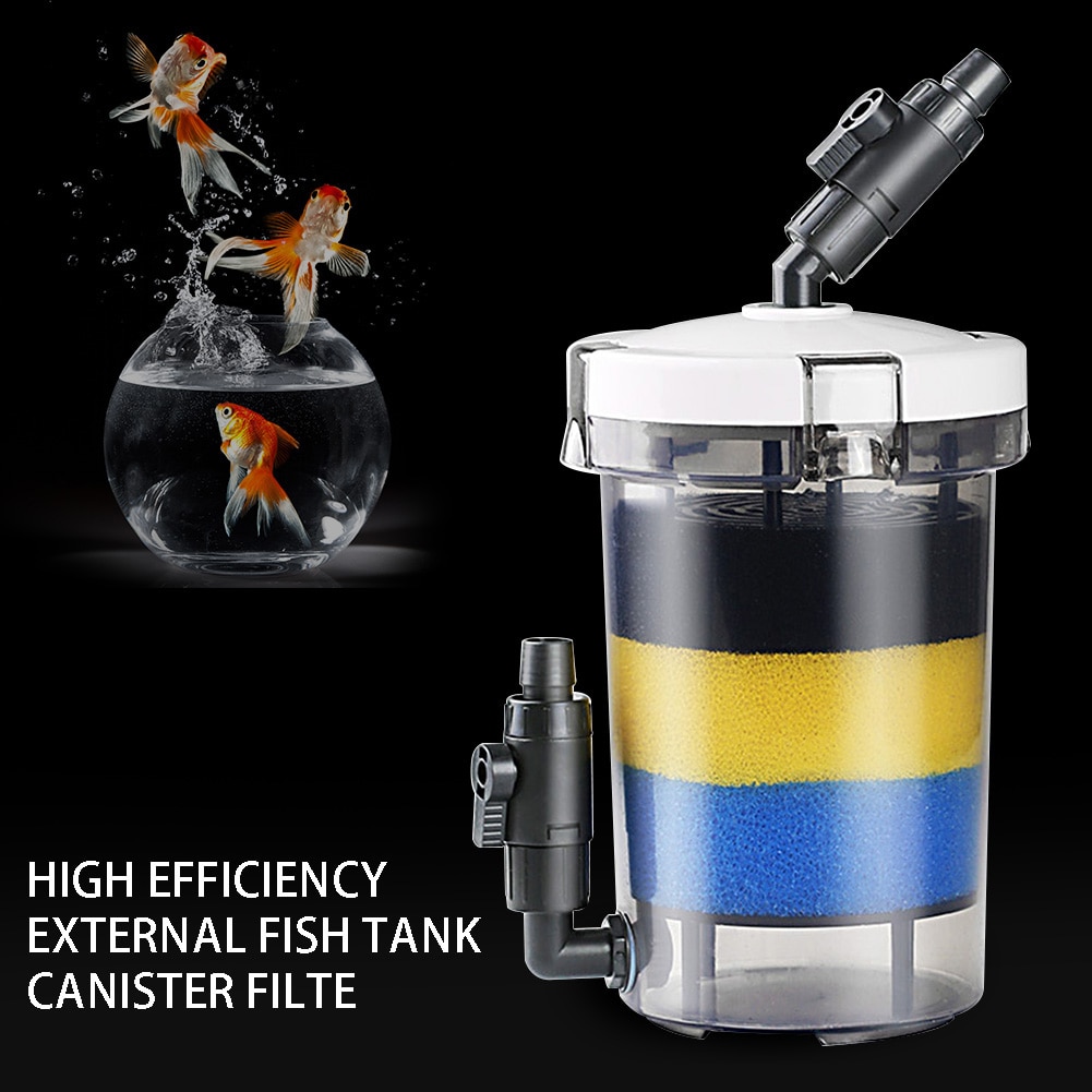 Fish Tank External Filter Booster Aquarium Filter Ultra-quiet External Aquarium Filter External Switch Canister Filter Fish Tank
