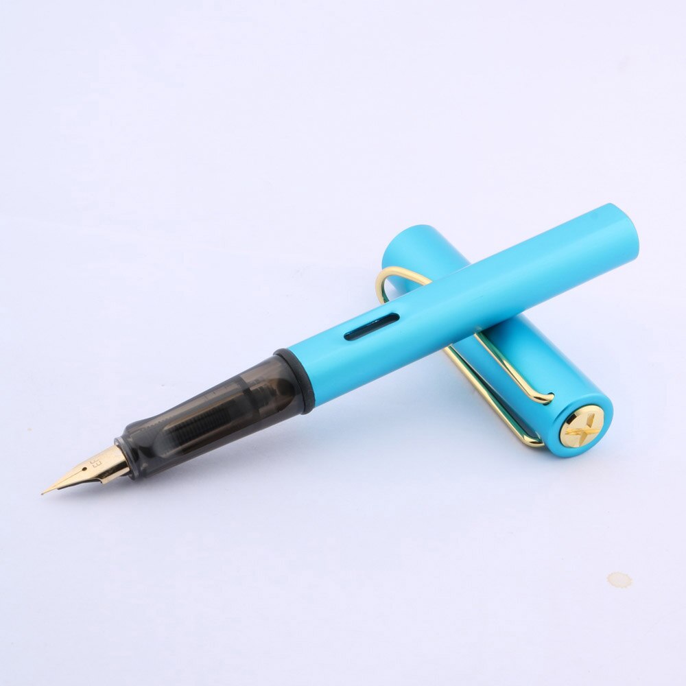 student ky blue GOLDEN science Hold a pen Office writing Fountain Pen