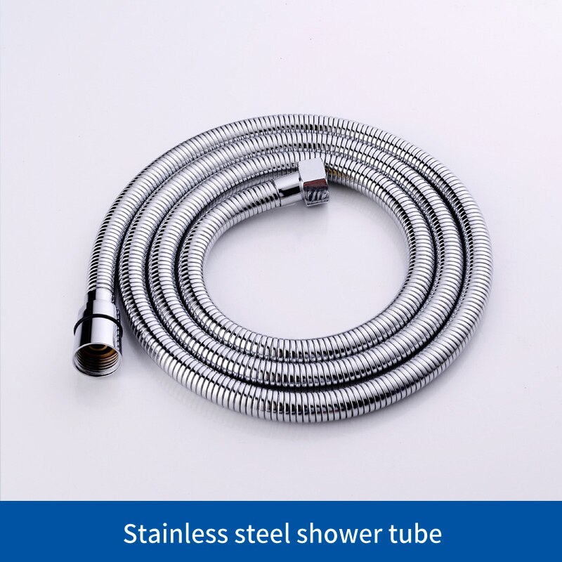 Shower Slide Bar Combo Hand Held Shower Head Holder Wall Mount ABS Chrome Plated Shower Sliding Bar Set: Hose Only