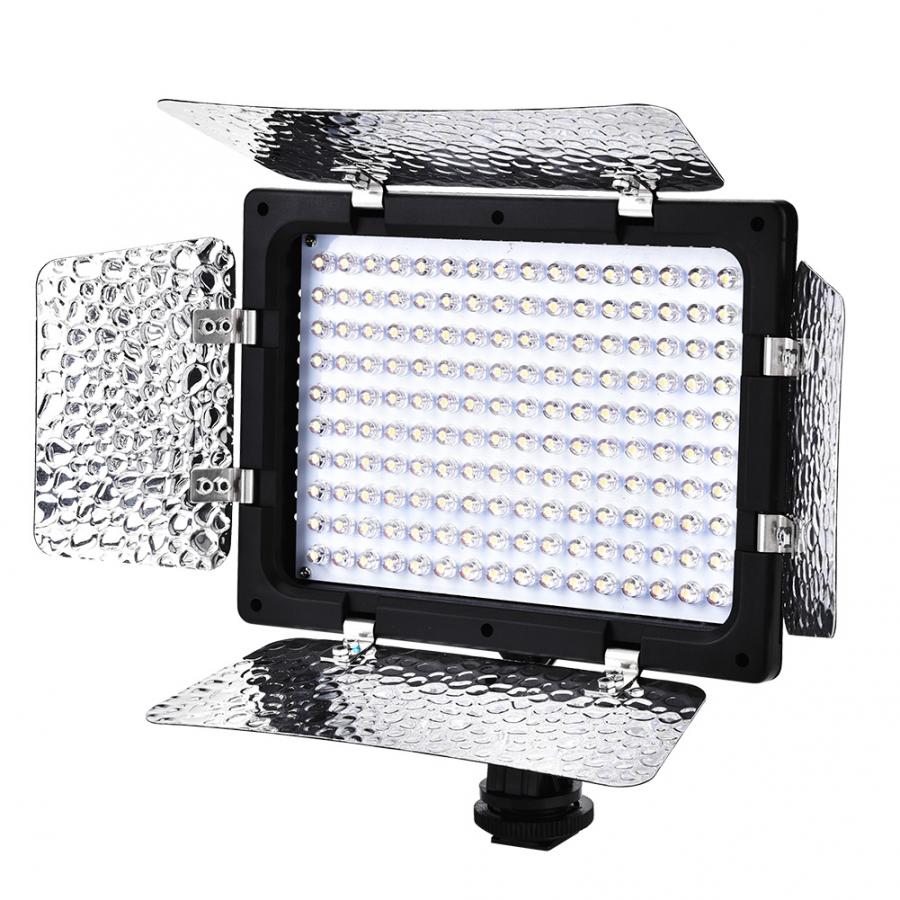 Led lumière annulaire W160 vidéo photographie lumière lampe panneau 6000K LED pour DSLR caméra DV caméscope téléphone lumière chaude
