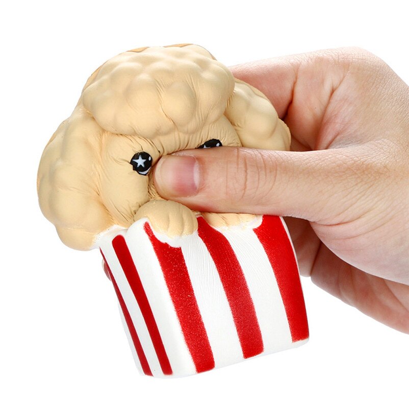 Leuke Popcorn Hond Squishies Langzaam Stijgende Simulatie Geurende Zachte Squeeze Toy Stress Relief Originele Pakket Grappig Voor Kid Toy