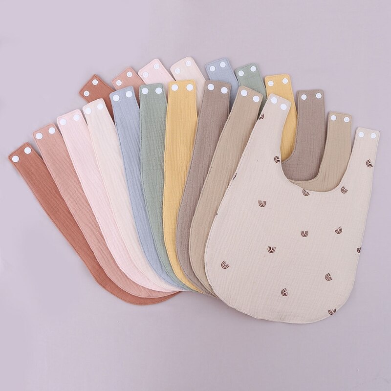 Baby Peuter Feeding Speeksel Handdoek Verstelbare Kinderen Schort Katoen Speeksel Handdoek Moeder Voeden Helper