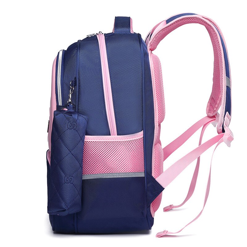 OKKID children school bags for girls cute korean style kids pink bag orthopedic school backpack for boy waterproof bookbag