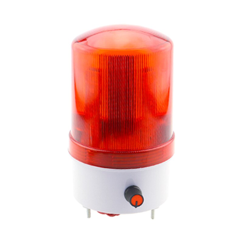 Led-90j knob audible and visual alarm sound adjustable 0 to 100 dB LED Indicator light small Flashing Light Warning light: Red / 24V
