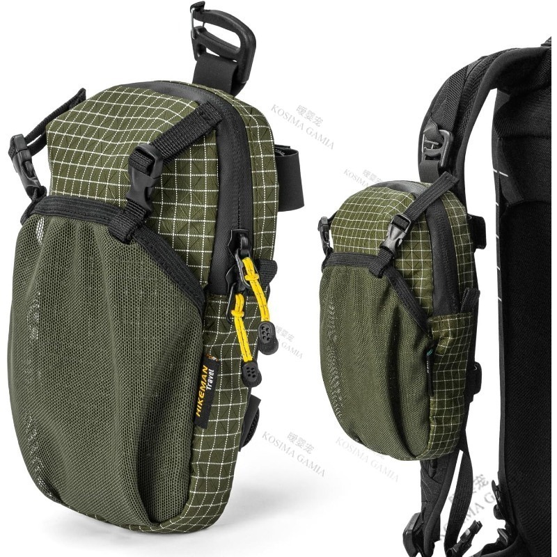 Rucksack-Schultergurt-Tasche Smartphone-Gurt-Pack Wasserdichte Rucksack-Gurttasche Anbauteil für Sport Wandern Camping: HIMMELBLAU