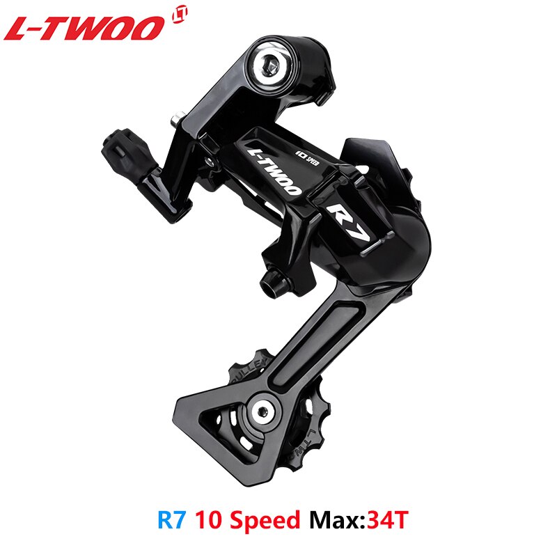 LTWOO – dérailleur arrière de vélo de route R2/R3/R5/R7/R9 7/8/9/10/11 vitesses, longue Cage Max 34T, pour Shimano 7/8/9/10/11 s: R7 10S