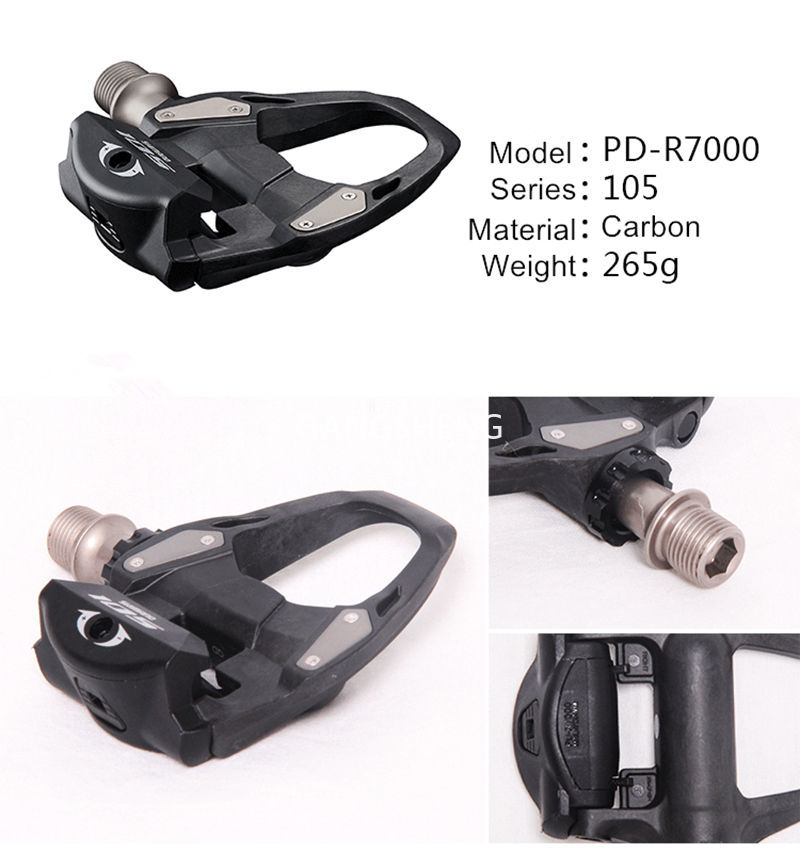 Pédales de vélo de route en carbone PD R7000/PD5800/R540/R550, autobloquant SPD avec 105 cales, SM-SH11