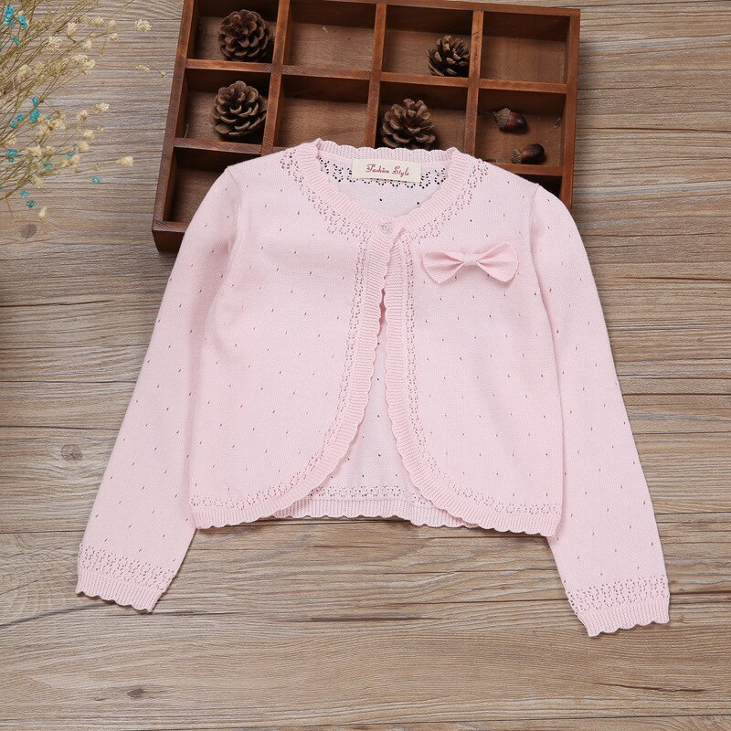 bébé filles Cardigan pull à manches longues gris Bow coton bébé filles manteau pour 1 2 ans bébé vêtements RKC175024