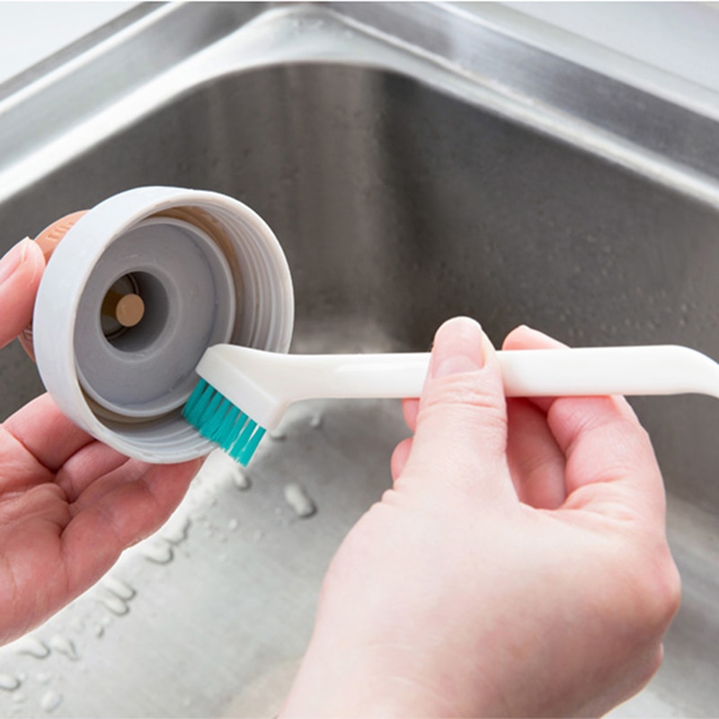2 stk / sæt rengøring smal børste langt håndtag bærbart hul tøj baby mælk flaske hul rengøringsbørster husholdnings køkkenredskaber