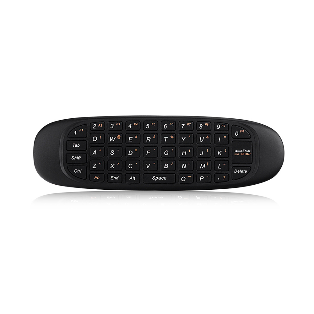 Fly Air Mouse Gyro Sensor angielska klawiatura bezprzewodowa klawiatura 2.4G RF pilot do gier Android Smart TV opakowanie projektor: Default Title