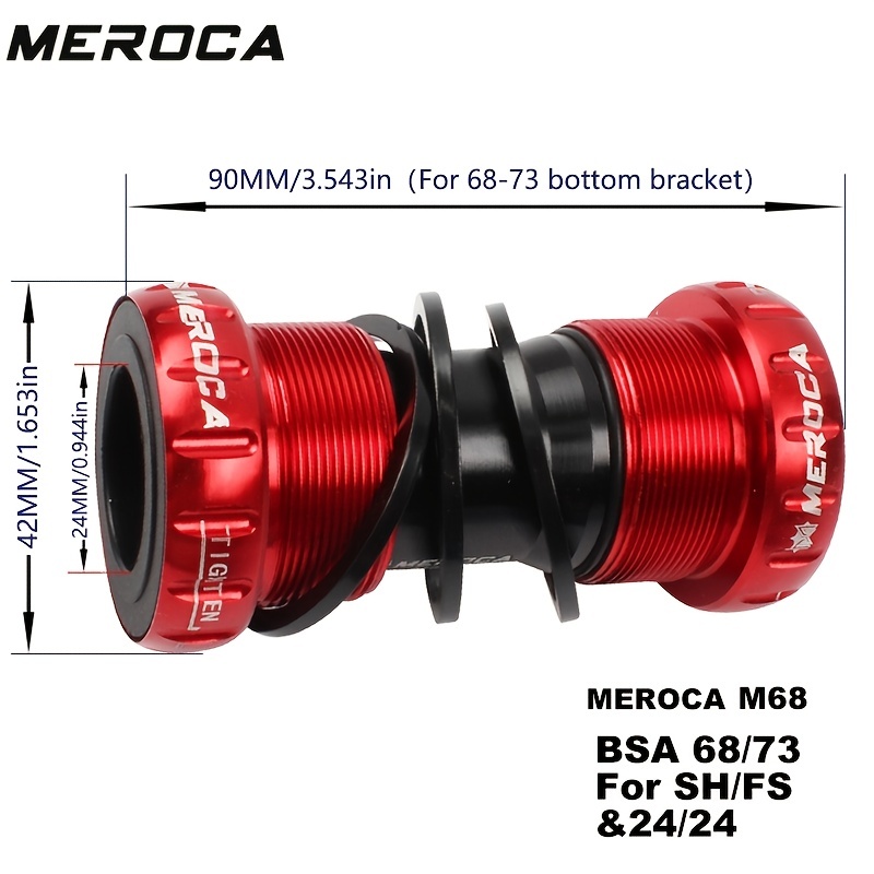 KORE MEROCA MTB Bottom Bracket Smooth Durable Bearings For IXF Mountain Bike Crank 6 Colors Available MTB Road Bike Cycling Part