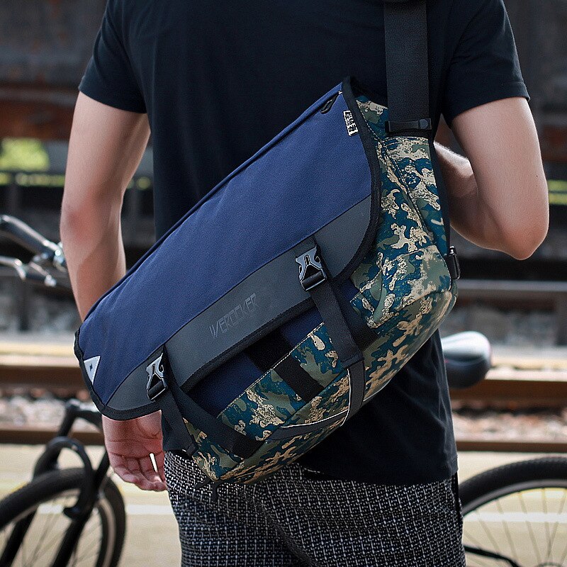 Hommes grande capacit Camouflage v lo Messenger s Grandado