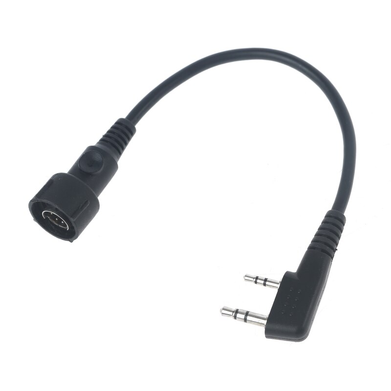 Mini-Din Connector Kabel Geldt Voor Medium Duty Throat Mic Pro Oor-Trillingen Microfoon