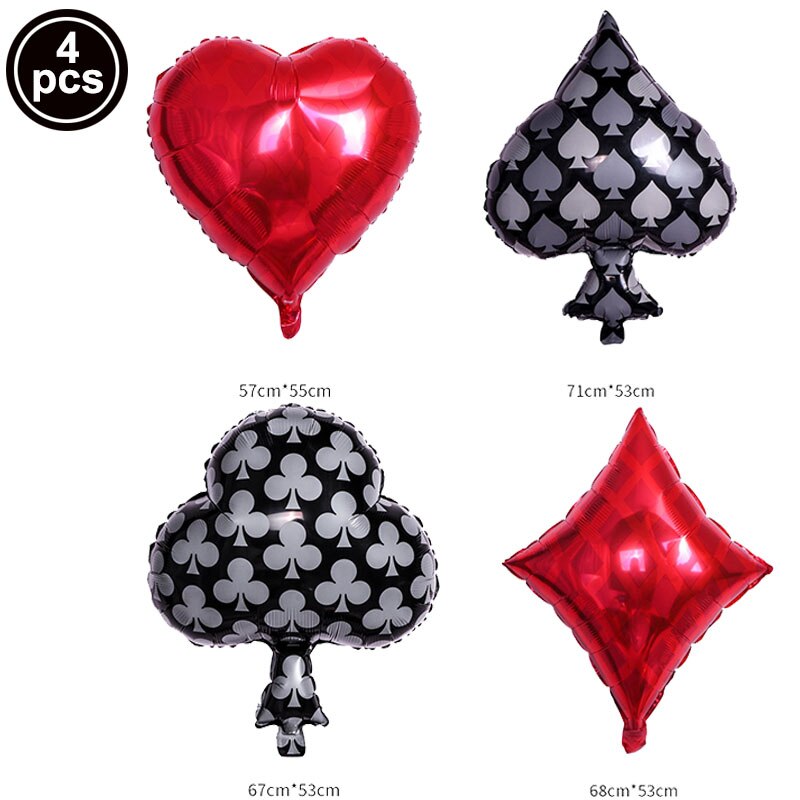 Décor de fête à thème de Casino pour adultes, ballon de fête d&#39;anniversaire, nappe de Poker, bannière d&#39;anniversaire, fournitures de fête de Las Vegas: Vert menthe