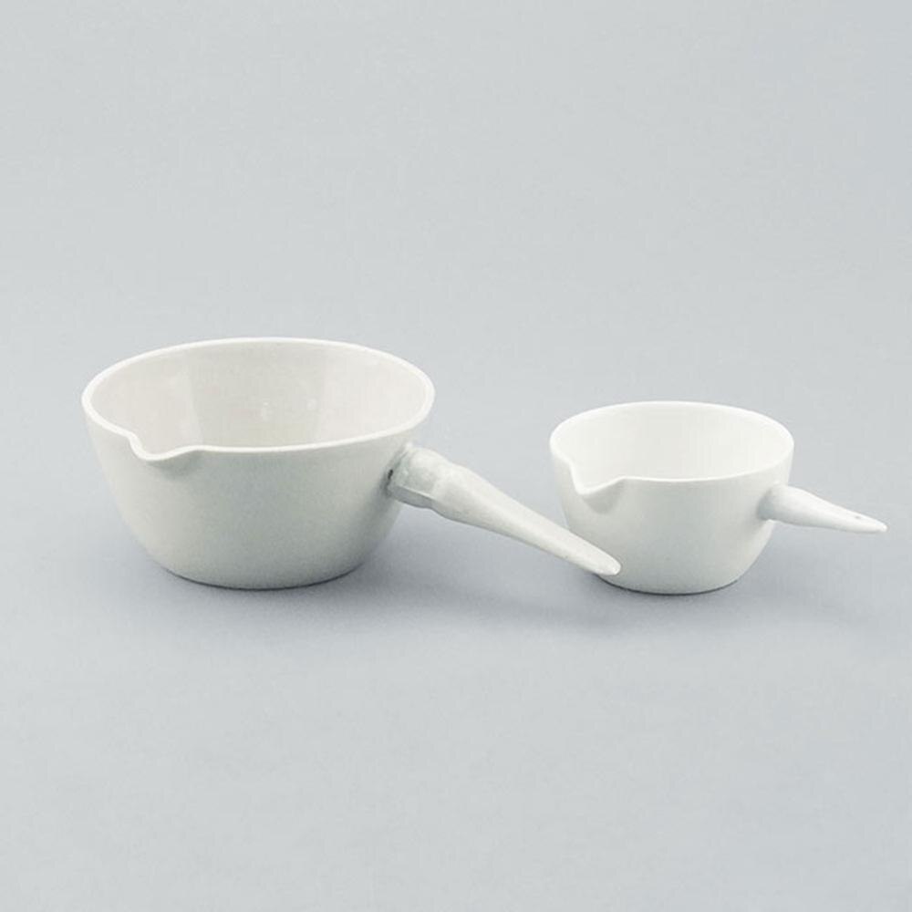 Outils expérimental évaporation liquide poignée en céramique plat d'évaporation fournitures de chimie de laboratoire durables
