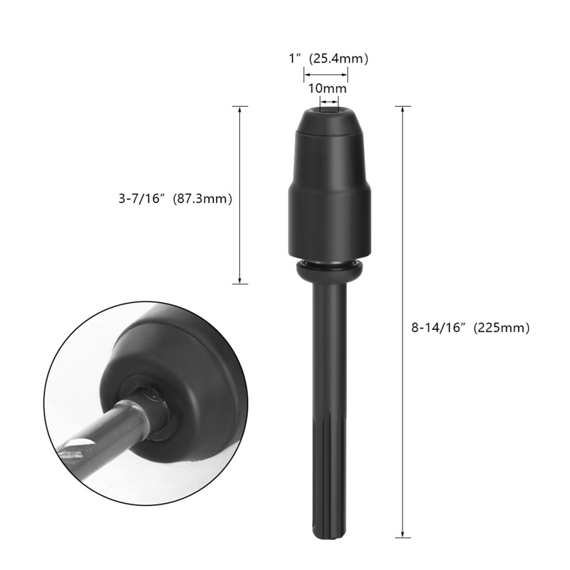 Adaptador de taladro 67JB práctico SDS Max a SDS Plus, convertidor de portabrocas, vástago de carburo, herramientas rápidas para martillos rotativos y de demolición