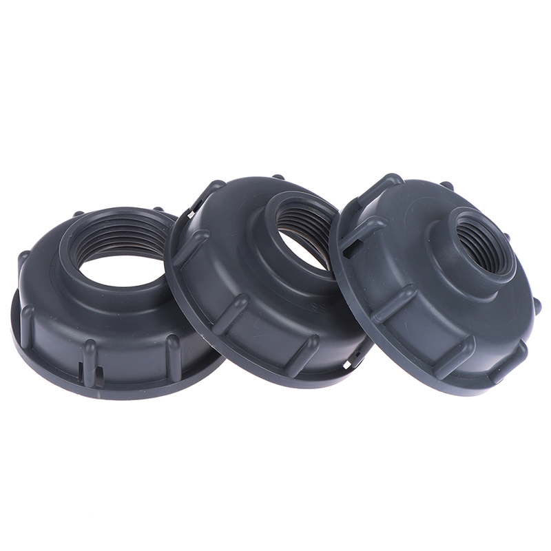 1PC Durable IBC Tank Fittings S60X6 Coarse Threaded Cap 60mm Female Thread To 1/2 ", 3/4", 1 " Water Tap Adapter Connector