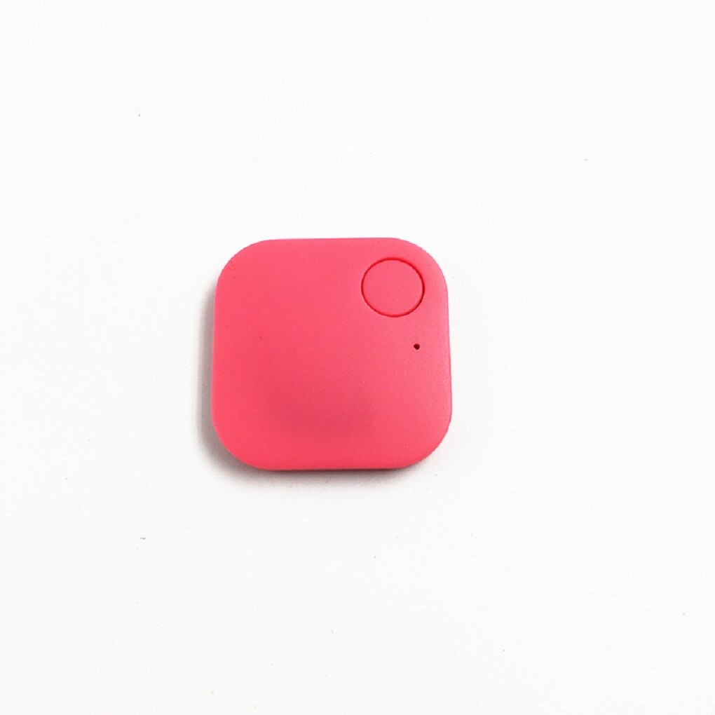 Smart tag finder bluetooth sporing børn kæledyr gps locator alarm tegnebog nøgle tracker: Rød