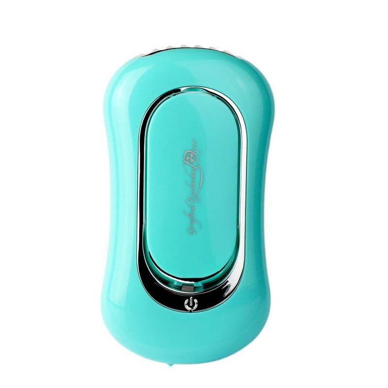 Portable USB Mini Fan Eyelash Dryer Air False Eye Lash Mascara Dryer Quick Drying Makeup Device Tools: Green