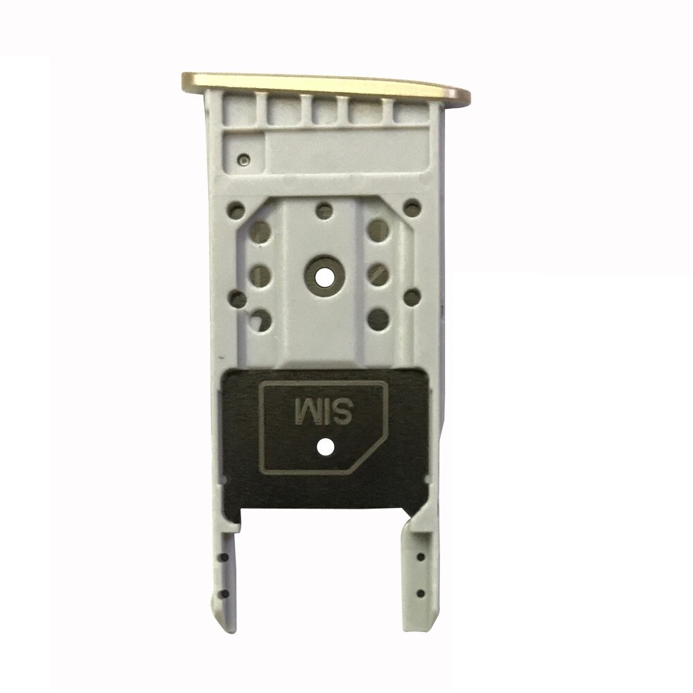 Plateau de remplacement de carte Sim simple, pour Moto G5 XT1672 XT1676 (doré)