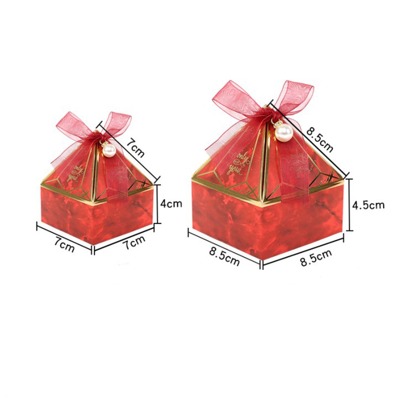 Green Paper Box for Baby Shower Candy Boxes Package Birthday Party Wedding Decorations Kids Favors Packaging Bags
