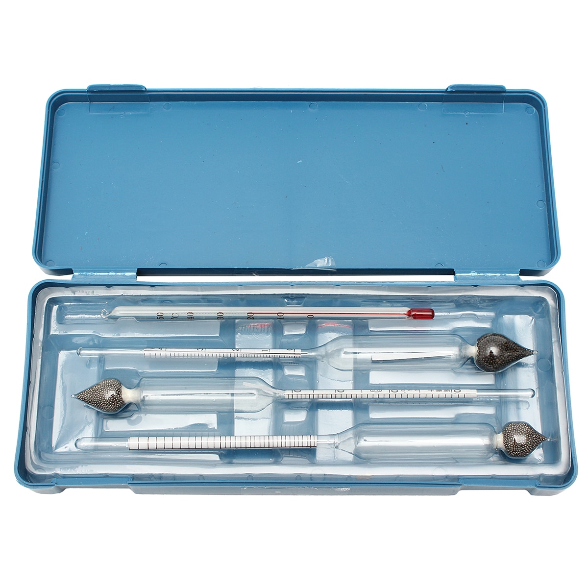 For Wine Alcohol with Thermometer Measure Test 3Pcs Wine Making Hydrometer Alcohol Meter Tester Concentration Meter