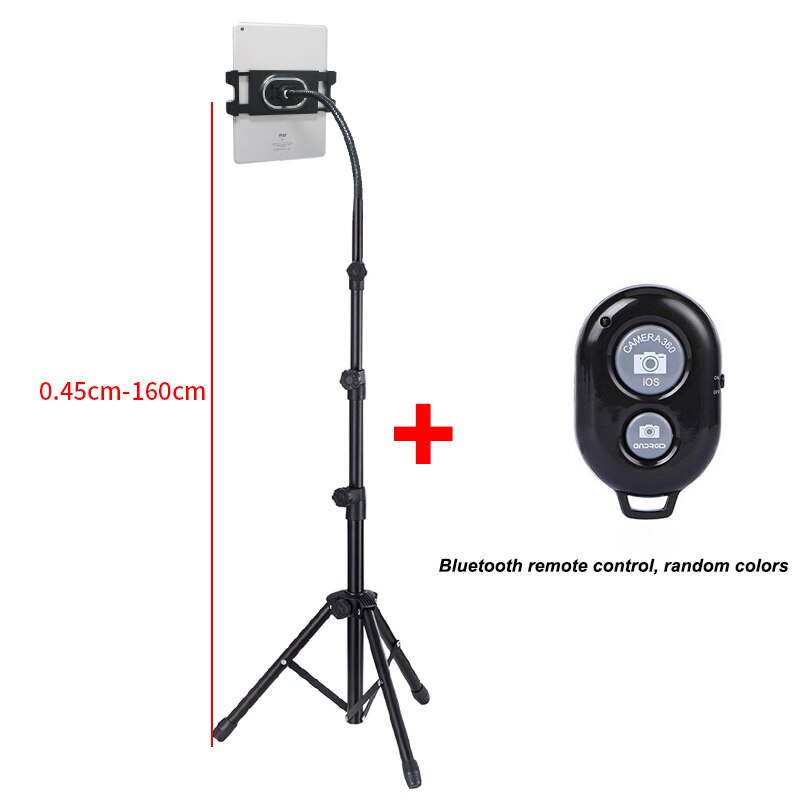 Soporte de trípode ajustable para Tablet, soporte para Tablet de 5 a 12,9 pulgadas, soporte de trípode para IPAD Air Pro 12,9: 3